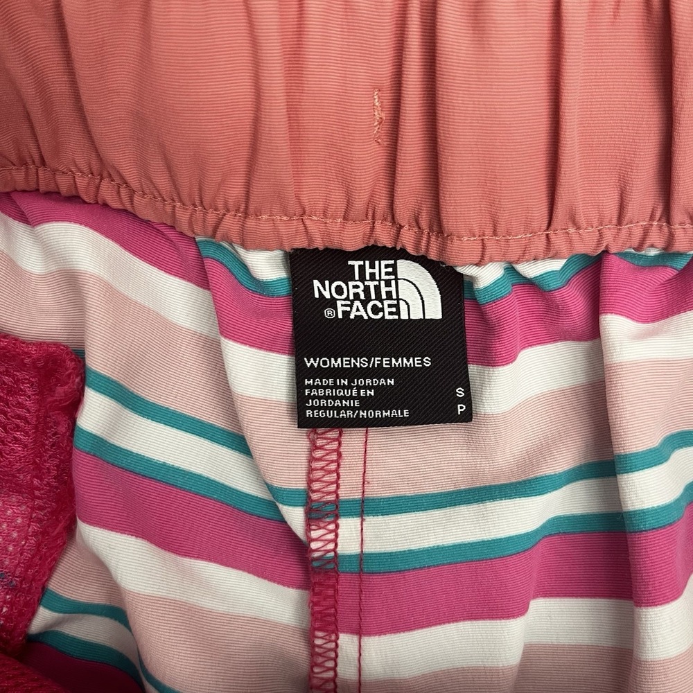 The‎ North Face Class V Shorts Women's Size Small Striped Flashdry Pink Gorpcore - Picture 4 of 8